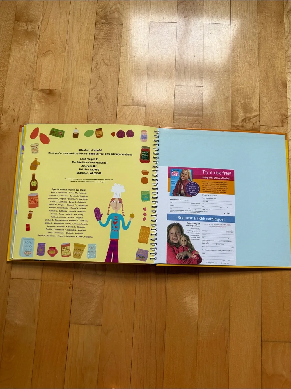 American Girl Mix-It-Up Cookbook